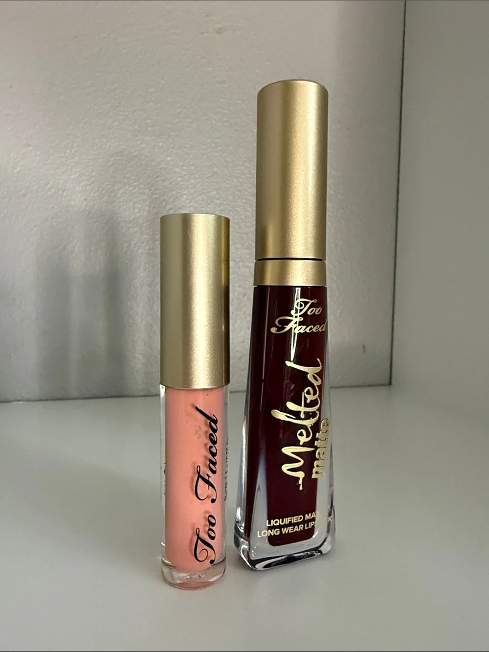 S Too Faced Melted Matte Liquid Lipstick & Nude Pink - 2 Pieces
